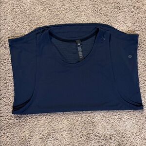 Men's lululemon Navy Sleeveless License to Train Tank Top